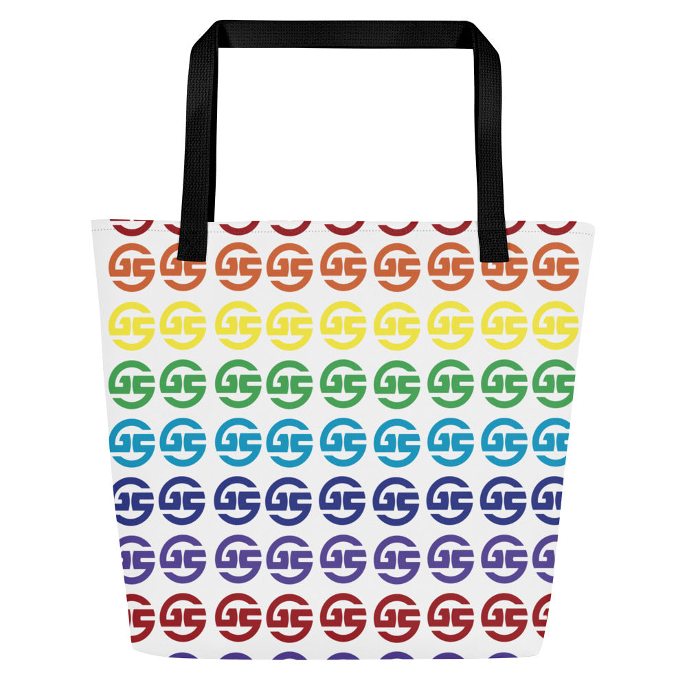 GS All-Over Print Beach Tote Bag RNBW