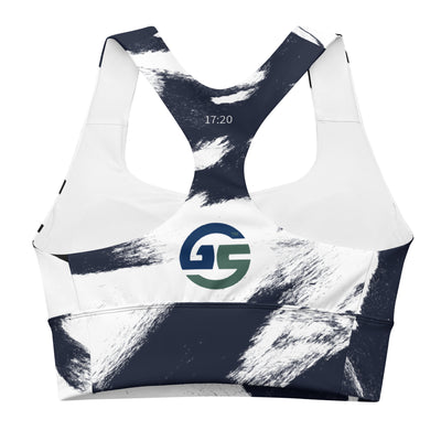 GS NVY Acid Longline Compression Sports Bra