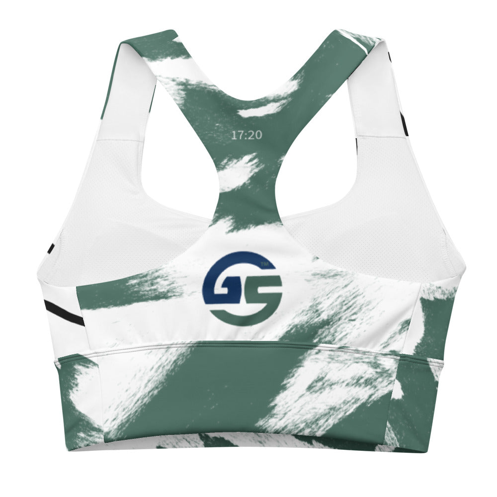 GS GRN Acid Longline Compression Sports Bra