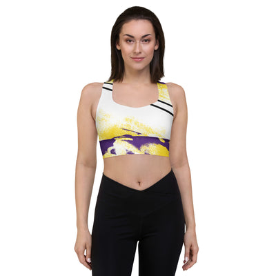 GS PUR/GLD Acid Longline Sports Bra