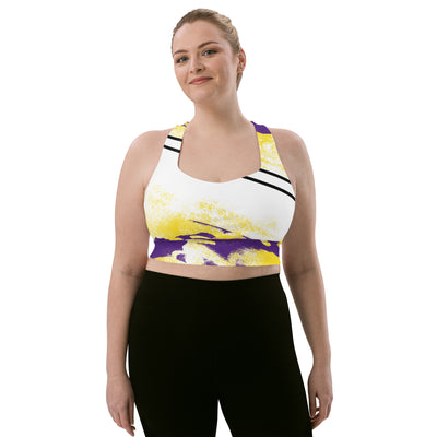 GS PUR/GLD Acid Longline Sports Bra