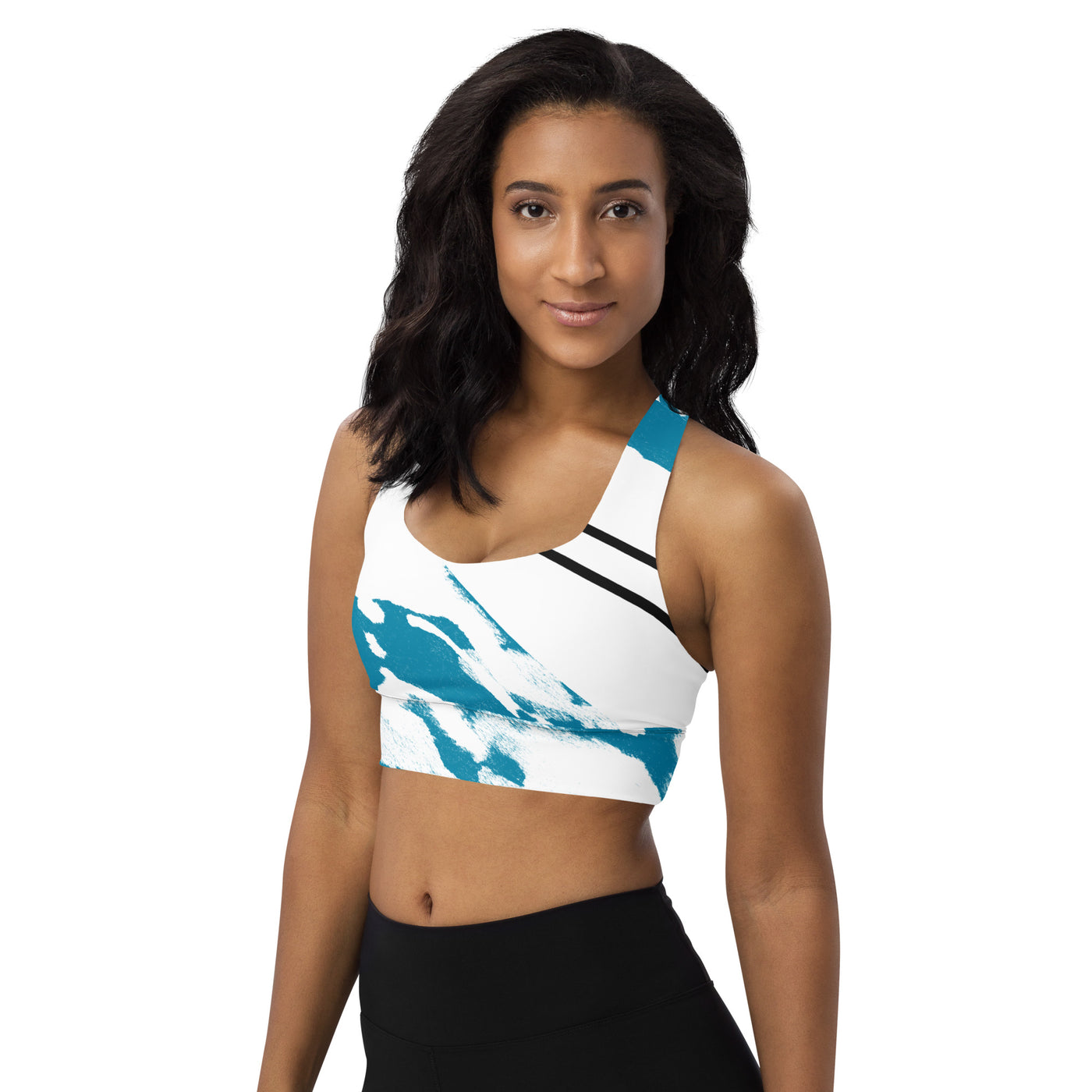 GS AQU Acid Longline Compression Sports Bra