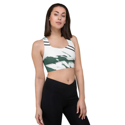 GS GRN Acid Longline Compression Sports Bra