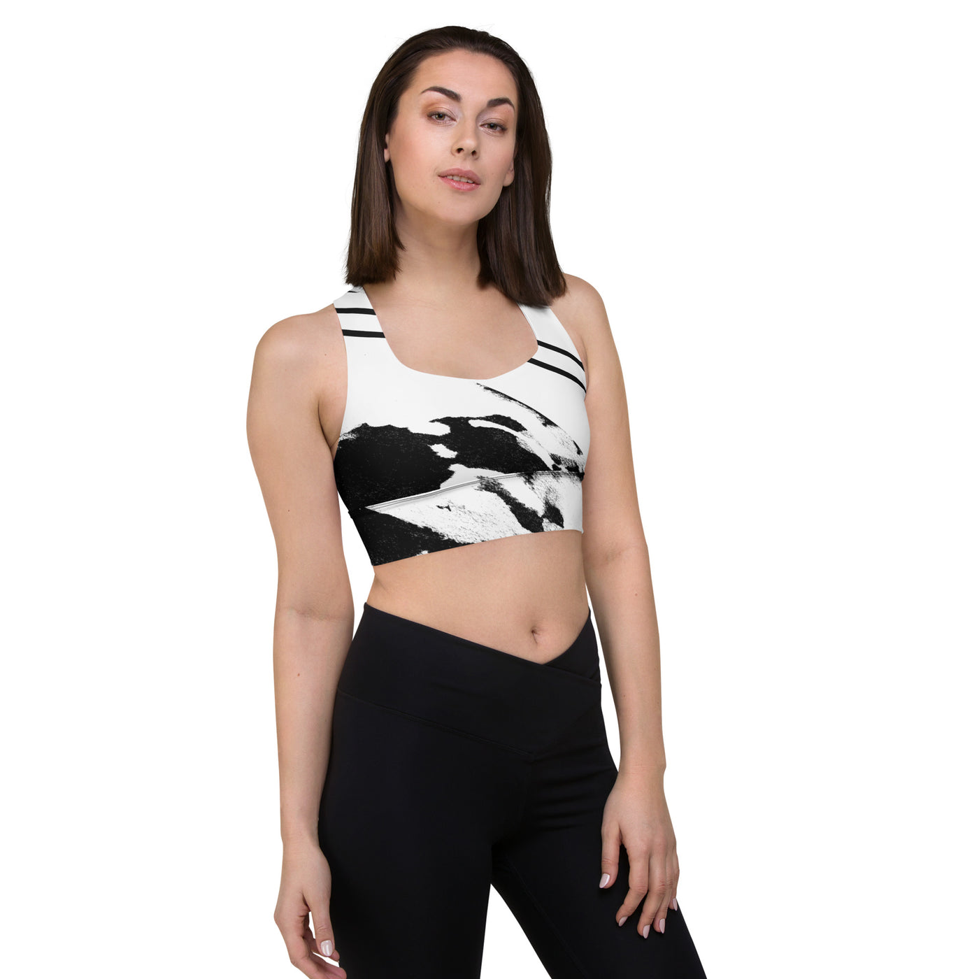 GS AQU Acid Longline Compression Sports Bra