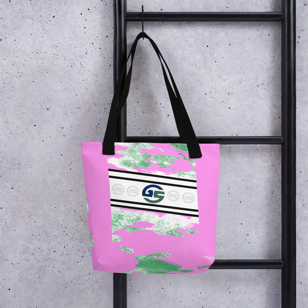 GS PNK/GRN Acid Tote Bag