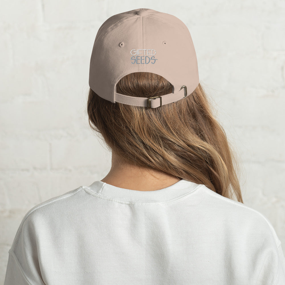 GS 3D PUFF WHT/GRY EMB Low Profile Cap