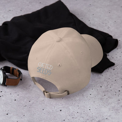 GS 3D PUFF WHT/GRY EMB Low Profile Cap