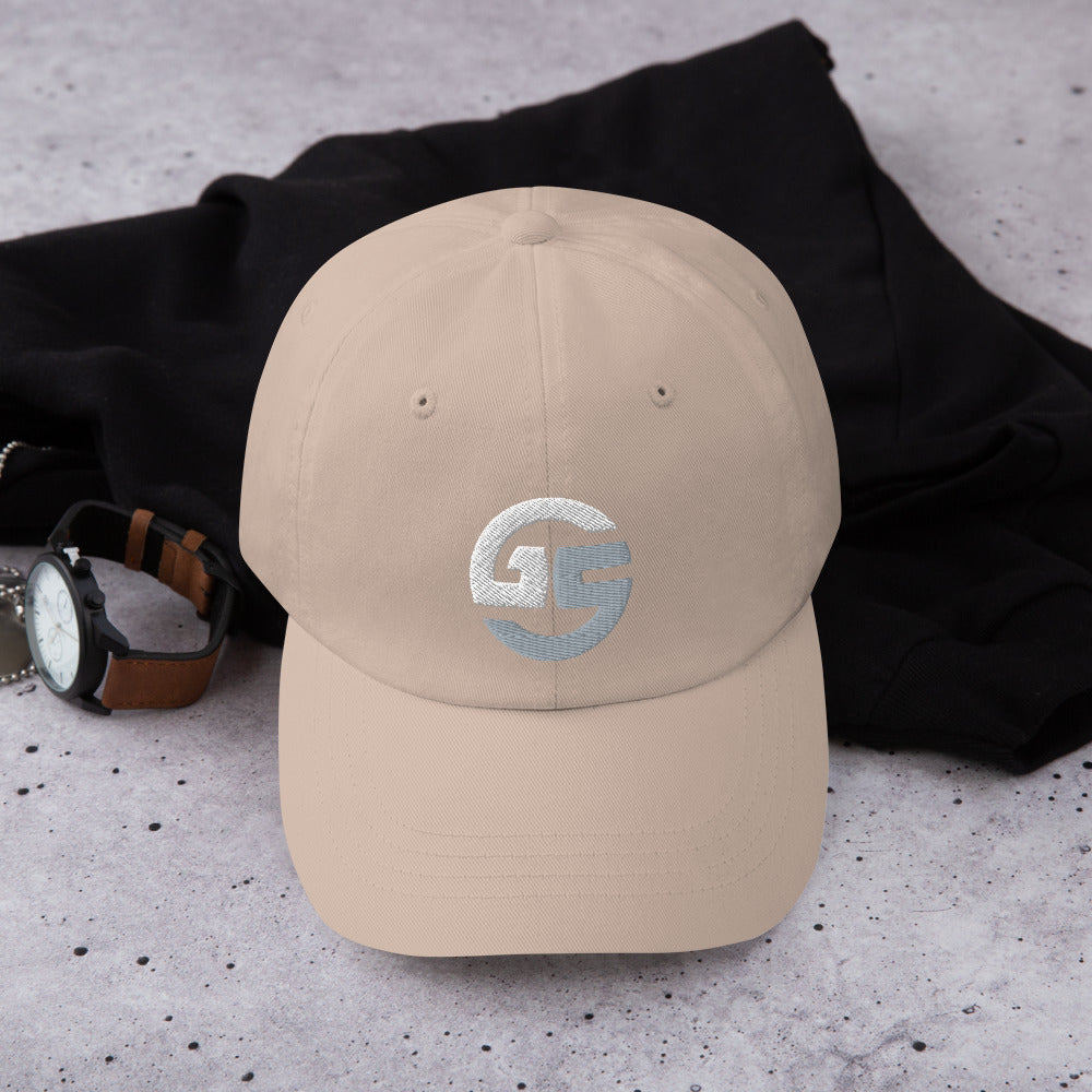 GS 3D PUFF WHT/GRY EMB Low Profile Cap