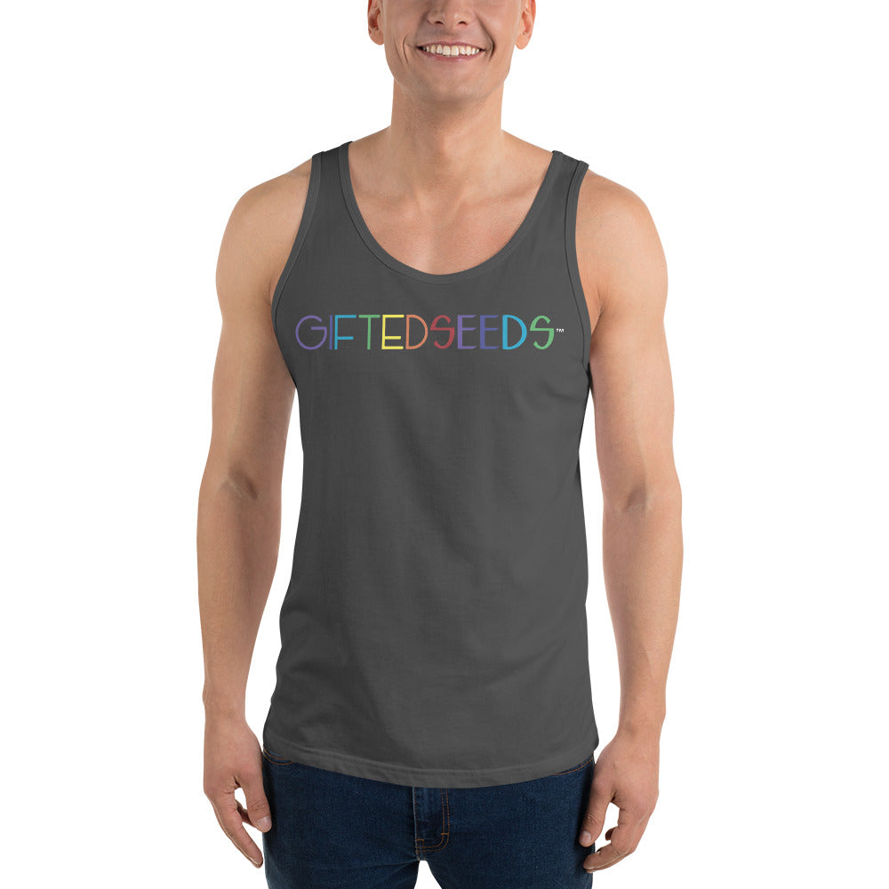 Gifted Seeds Rainbow Less is More Men's Classic Tank Top