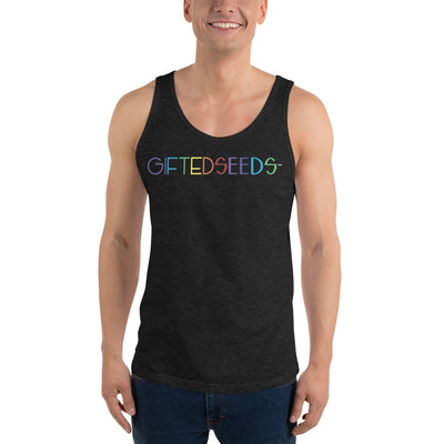 Gifted Seeds Rainbow Less is More Men's Classic Tank Top