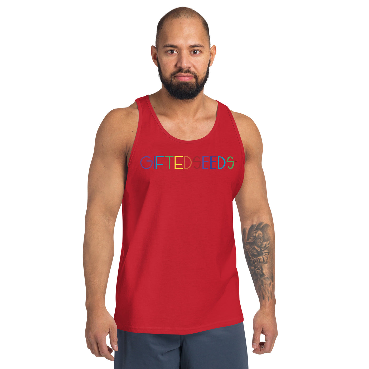 Gifted Seeds Rainbow Less is More Men's Classic Tank Top