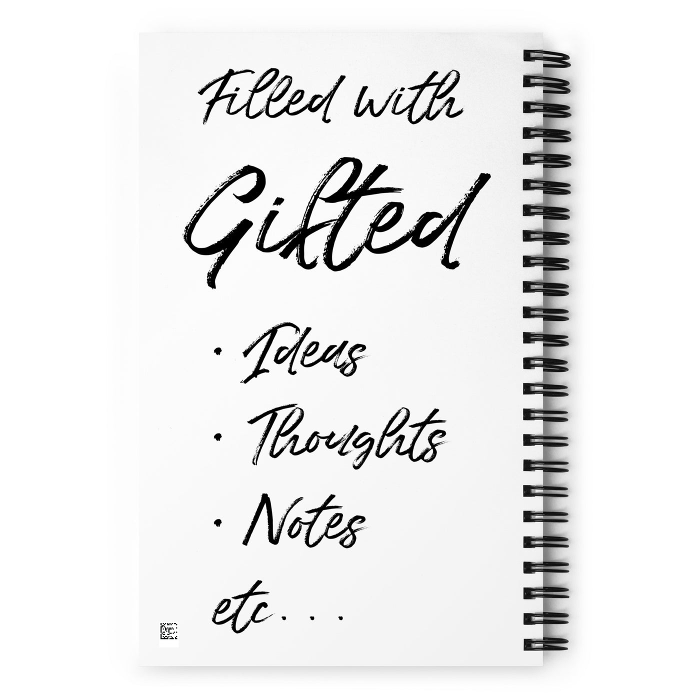 Gifted Seeds™ Spiral Notebook BLK