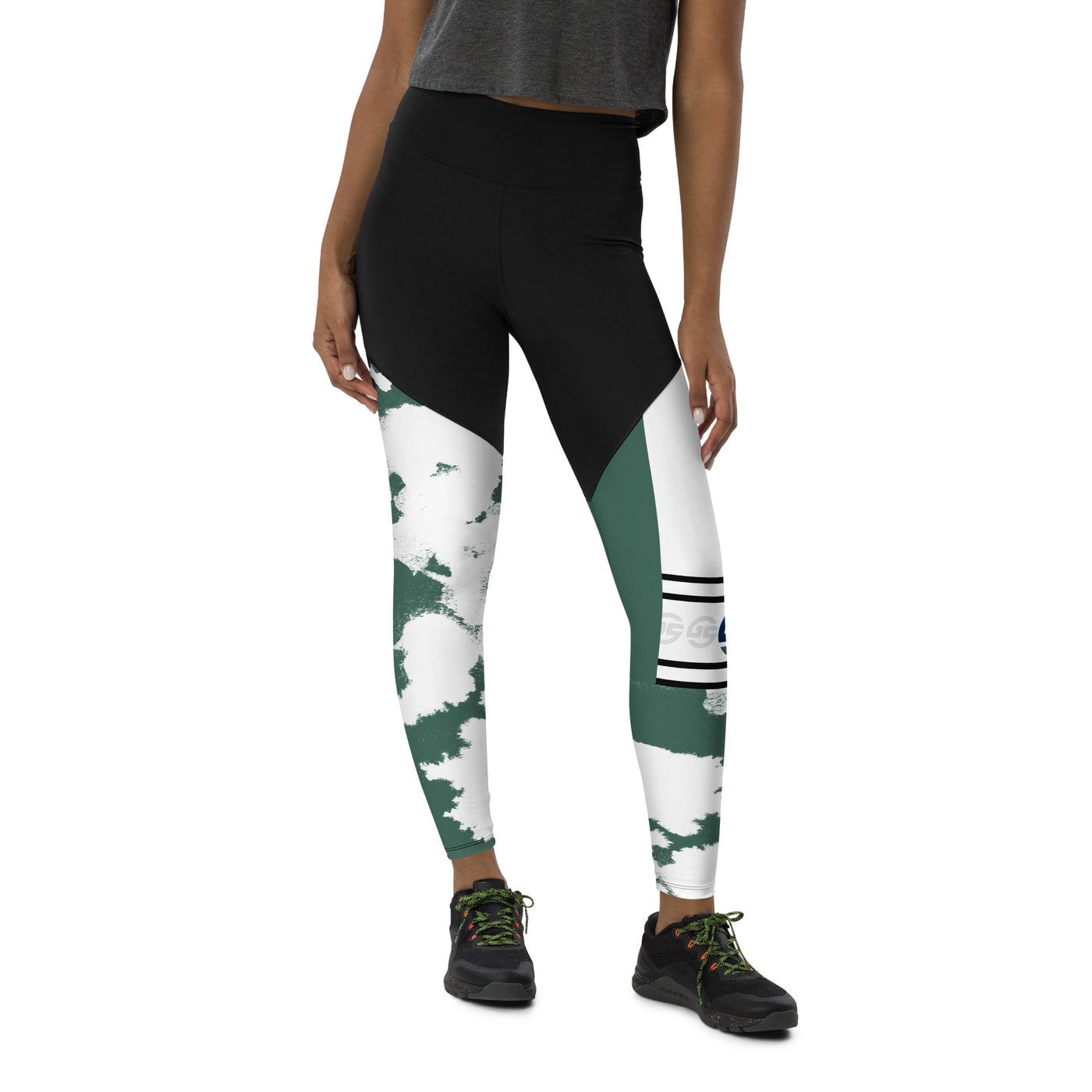 GS GRN Acid Compression Sports Leggings