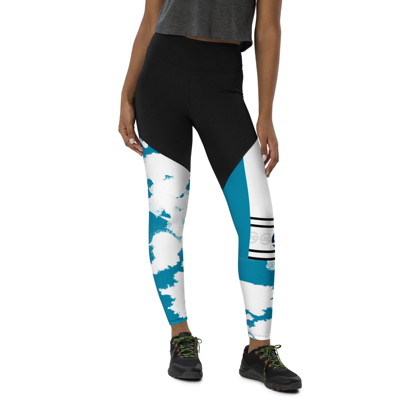 GS AQU Acid Compression Sports Leggings