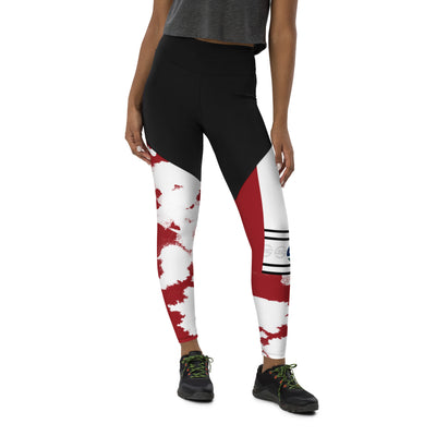 GS CRAN Acid Compression Sports Leggings