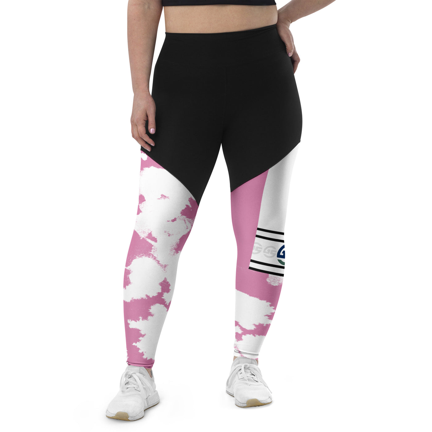 GS PNK Acid Compression Sports Leggings