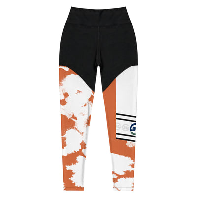 GS ORG Acid Compression Sports Leggings