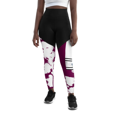 GS MAG Acid Compression Sports Leggings