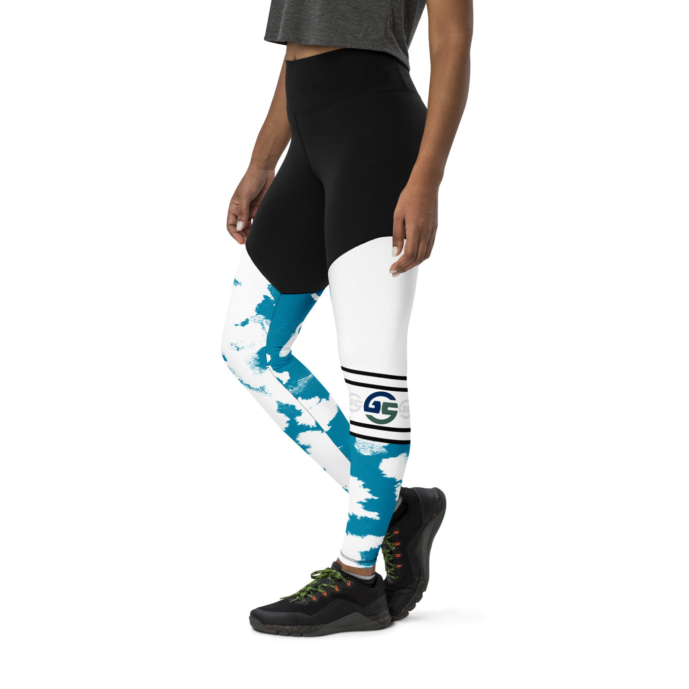 GS AQU Acid Compression Sports Leggings