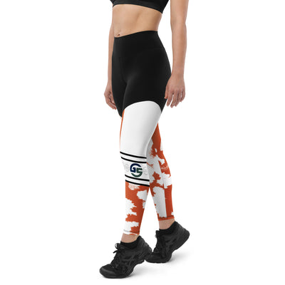 GS ORG Acid Compression Sports Leggings