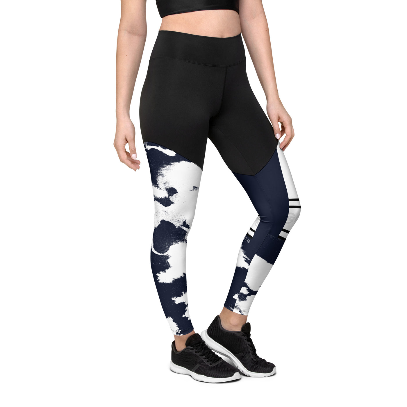 GS NVY Acid Compression Sports Leggings