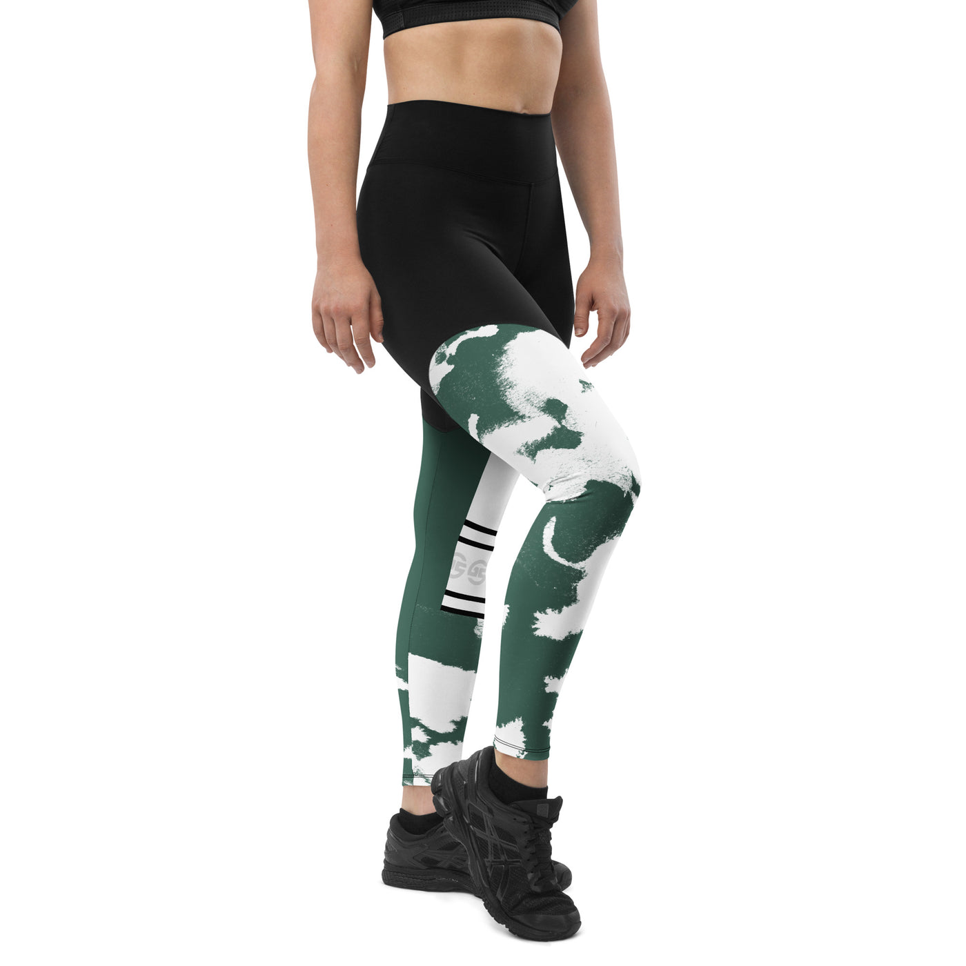 GS GRN Acid Compression Sports Leggings