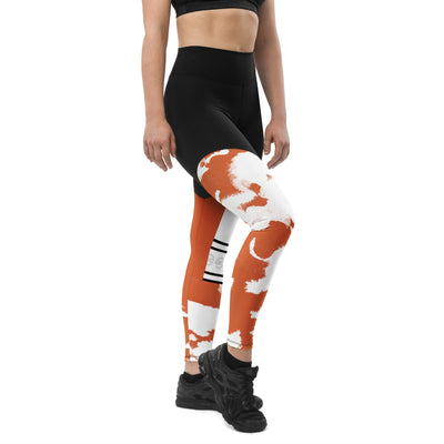 GS ORG Acid Compression Sports Leggings