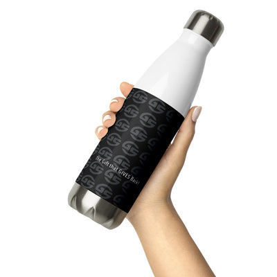 Gifted Seeds - GS - BLK - The Gift that Gives Back! Stainless Steel Water Bottle