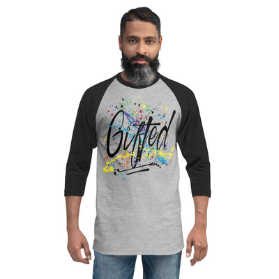 GIFTED RNBW 3/4 Sleeve Raglan Shirt