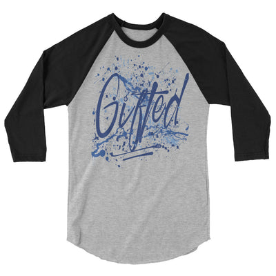 GIFTED BLU/BLU 3/4 Sleeve Raglan Shirt