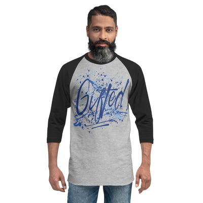 GIFTED BLU/BLU 3/4 Sleeve Raglan Shirt