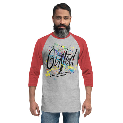 GIFTED RNBW 3/4 Sleeve Raglan Shirt