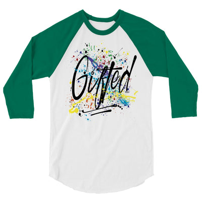 GIFTED RNBW 3/4 Sleeve Raglan Shirt