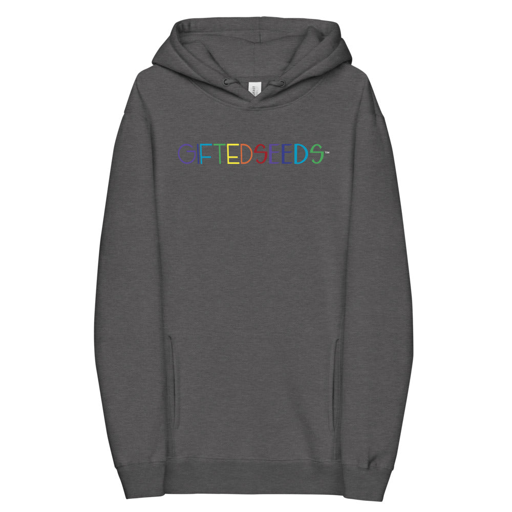 Gifted Seeds Rainbow Less is More LUXE Unisex Fashion Hoodie