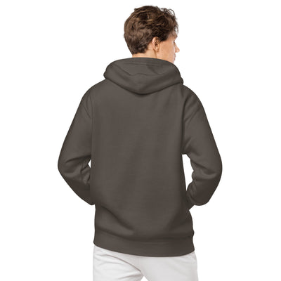 GS GRY/KIWI Emb Branded Un-Basic LUXE Unisex Pigment-Dyed Hoodie