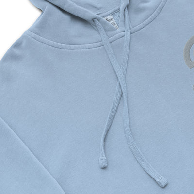 GS GRY/KIWI Emb Branded Un-Basic LUXE Unisex Pigment-Dyed Hoodie