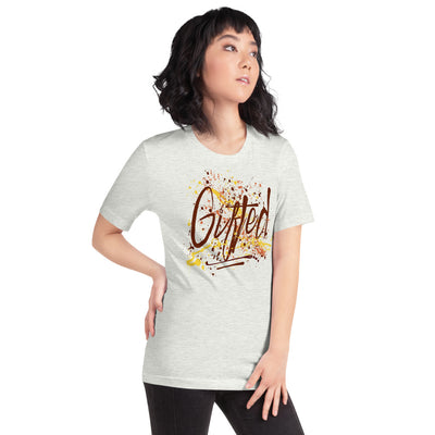 GIFTED BURG/YEL Short-Sleeve Unisex T-Shirt