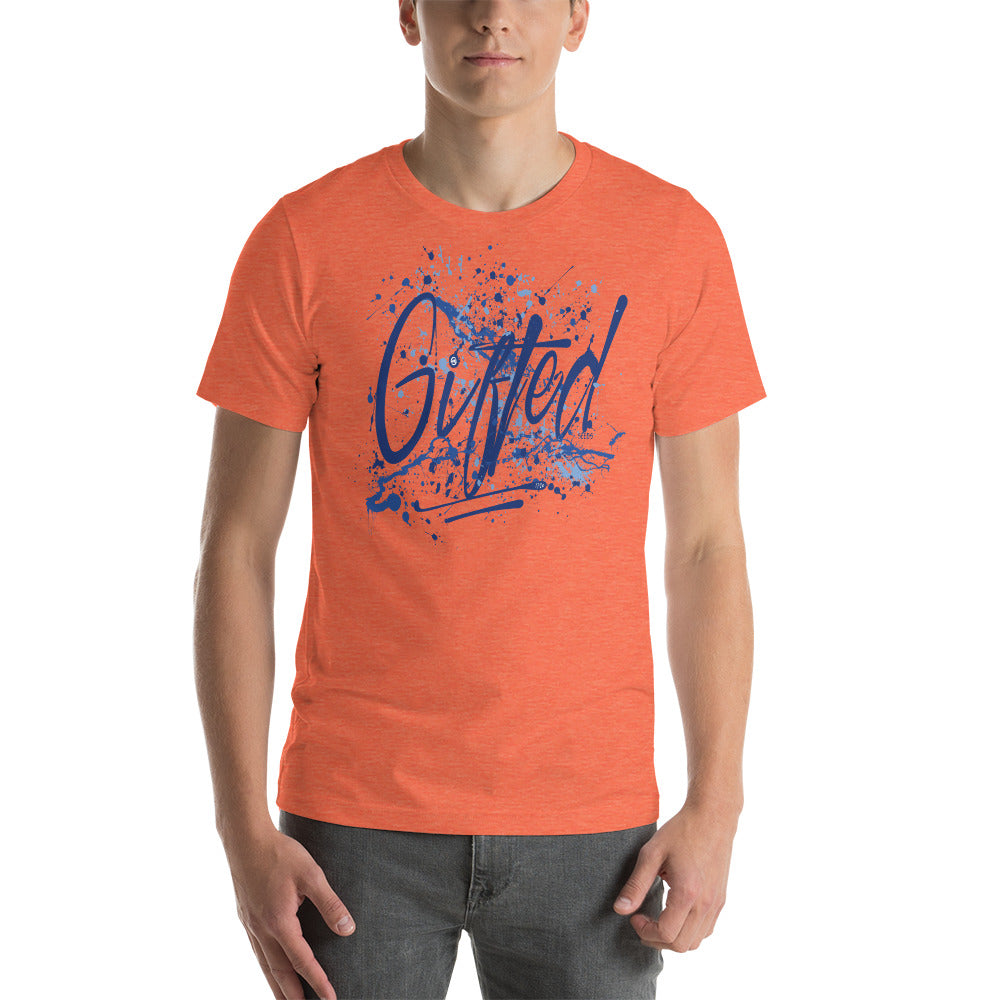 GIFTED BLU/BLU Short-Sleeve Unisex T-Shirt