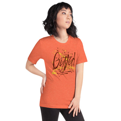 GIFTED BURG/YEL Short-Sleeve Unisex T-Shirt