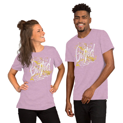 GIFTED WHT/YEL Short-Sleeve Unisex T-Shirt