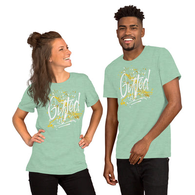 GIFTED WHT/YEL Short-Sleeve Unisex T-Shirt