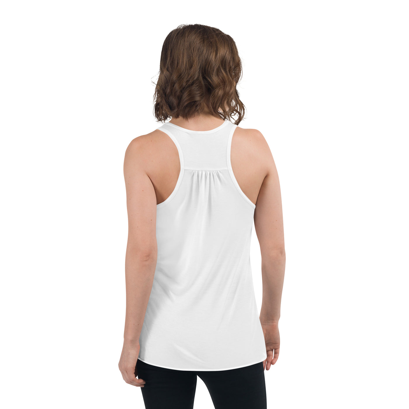 GIFTED BURG/YEL Women's Flowy Racerback Tank