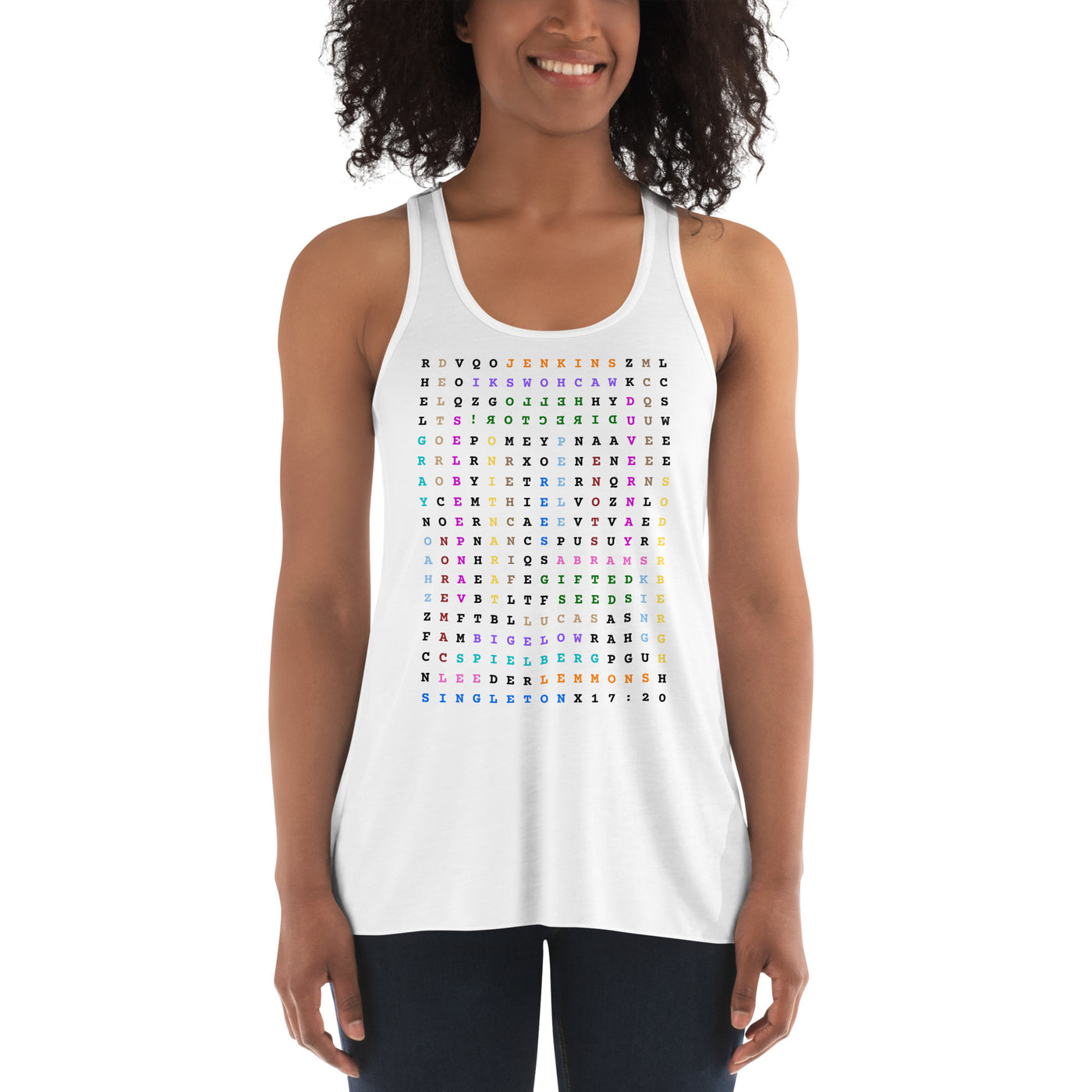 Hello Director Women's Flowy Racerback Tank