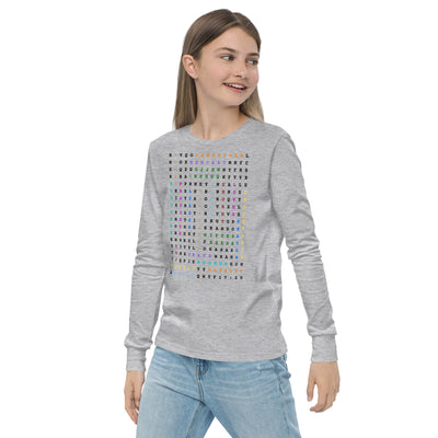 Hello QUEEN Youth Long Sleeve Unisex T-Shirt