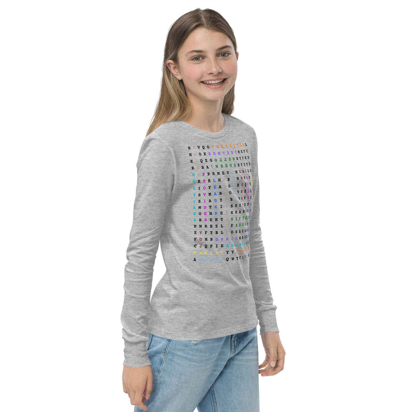 Hello QUEEN Youth Long Sleeve Unisex T-Shirt