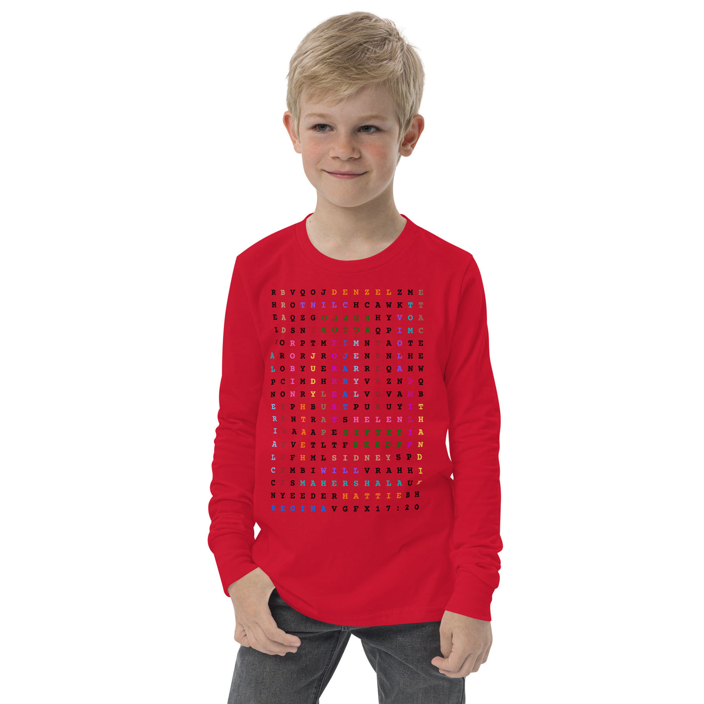 Hello ACTOR Youth Long Sleeve Unisex T-Shirt