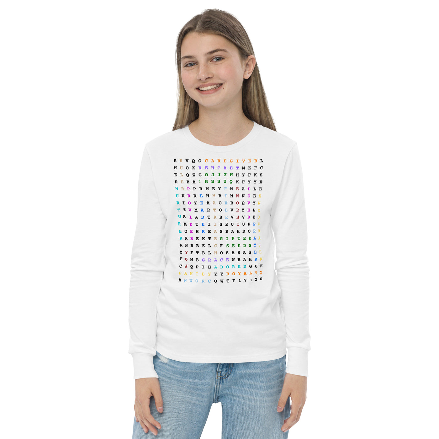 Hello QUEEN Youth Long Sleeve Unisex T-Shirt